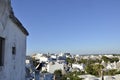 Roof of the traditional houses trulli in Unesco village Alberobello, Italy