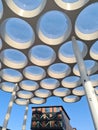 Roof with transparant rings Stationsplein Utrecht