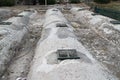 Roof of The Underground Pool of Arches in Ramla, Israel