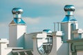 Roof ventilation technology Royalty Free Stock Photo