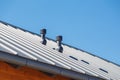 A roof ventilator for heat control