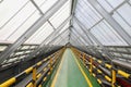 Roof walkways with in industrial plants Royalty Free Stock Photo