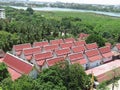 The roof of Wat Nongwang Khon Kaen, Thailand