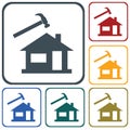 Roofer / slater icon