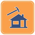 Roofer / slater icon