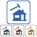 Roofer / slater icon