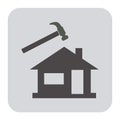 Roofer / slater icon