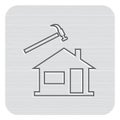 Roofer / slater icon