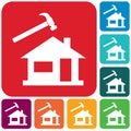 Roofer / slater icon