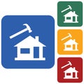 Roofer / slater icon