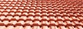 Roofing construction. Roof ceramic tiles texture background Royalty Free Stock Photo