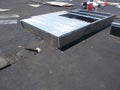 Roofing repairs; AC curb on Commercial EPDM roof