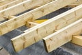 Roofing Trusses or Joists Royalty Free Stock Photo