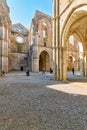 The roofless abbey of Saint Galgano. Siena Tuscany Italy