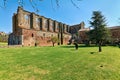 The roofless abbey of Saint Galgano. Siena Tuscany Italy