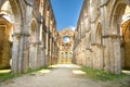 Roofless church tuscany region italian san galgano