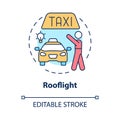 Rooflight concept icon