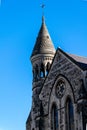 The roofline of the Manvers Street Baptist Chapel, Bath, England