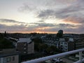 Roofs Amsterdam sunset summer Holland Royalty Free Stock Photo