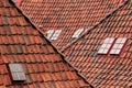 Roofs in Bergen, Norway Royalty Free Stock Photo