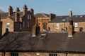 Roofs and chimneys in North Yorkshire Royalty Free Stock Photo