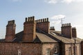 Roofs and chimneys in North Yorkshire Royalty Free Stock Photo