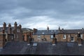 Roofs and chimneys in North Yorkshire Royalty Free Stock Photo