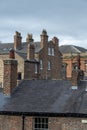 Roofs and chimneys in North Yorkshire Royalty Free Stock Photo