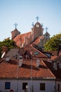 Roofs of churches and houses