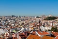 Roofs city view of Lisboa, Portugal