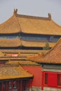 Roofs Forbidden City Royalty Free Stock Photo