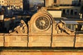 Roofs fragment in Milan. Royalty Free Stock Photo