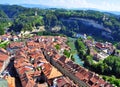 Roofs of Fribourg Royalty Free Stock Photo