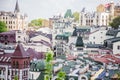 Roofs of houses, the streets of Kiev