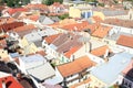 Roofs in Jindrichuv Hradec Royalty Free Stock Photo