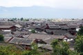 Roofs of lijiang old town, yunnan, china Royalty Free Stock Photo