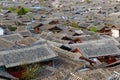 Roofs of lijiang old town, yunnan, china Royalty Free Stock Photo