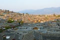 Roofs of lijiang old town, yunnan, china Royalty Free Stock Photo