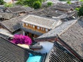 Roofs in lijiang , yunan,China Royalty Free Stock Photo