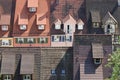 Roofs in Meersburg Germany Royalty Free Stock Photo