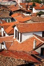 Roofs of old ankara Royalty Free Stock Photo