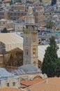 Roofs of the old city Jerusalem Israel Royalty Free Stock Photo