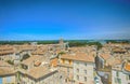 Roofs of old houses in Avignon, Provence, France. Royalty Free Stock Photo