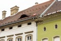 The roofs of old houses are tiled Royalty Free Stock Photo