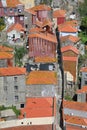 The roofs of old Porto city, Portugal Royalty Free Stock Photo