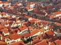 Roofs of old town Dubrovnik Royalty Free Stock Photo