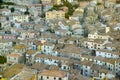 Roofs old town at sunset Royalty Free Stock Photo