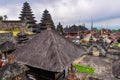 Roofs in Pura Besakih Temple, Bali, Indonesia Royalty Free Stock Photo