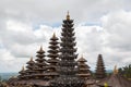 Roofs of Pura Besakih temple, Bali island Royalty Free Stock Photo