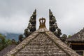 Roofs of Pura Besakih temple, Bali island Royalty Free Stock Photo